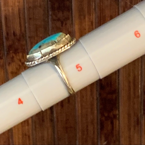 Vintage Turquoise Ring - Picture 7 of 8